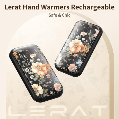 LERAT Hand Warmers Rechargeable,2 Pack Electric Hand Warmers,3-Second Fast Heating,3 Heat Settings,Portable & Lightweight Gifts for Women Men,Outdoor,Camping,Hiking,Skiing,Hunting,Travel