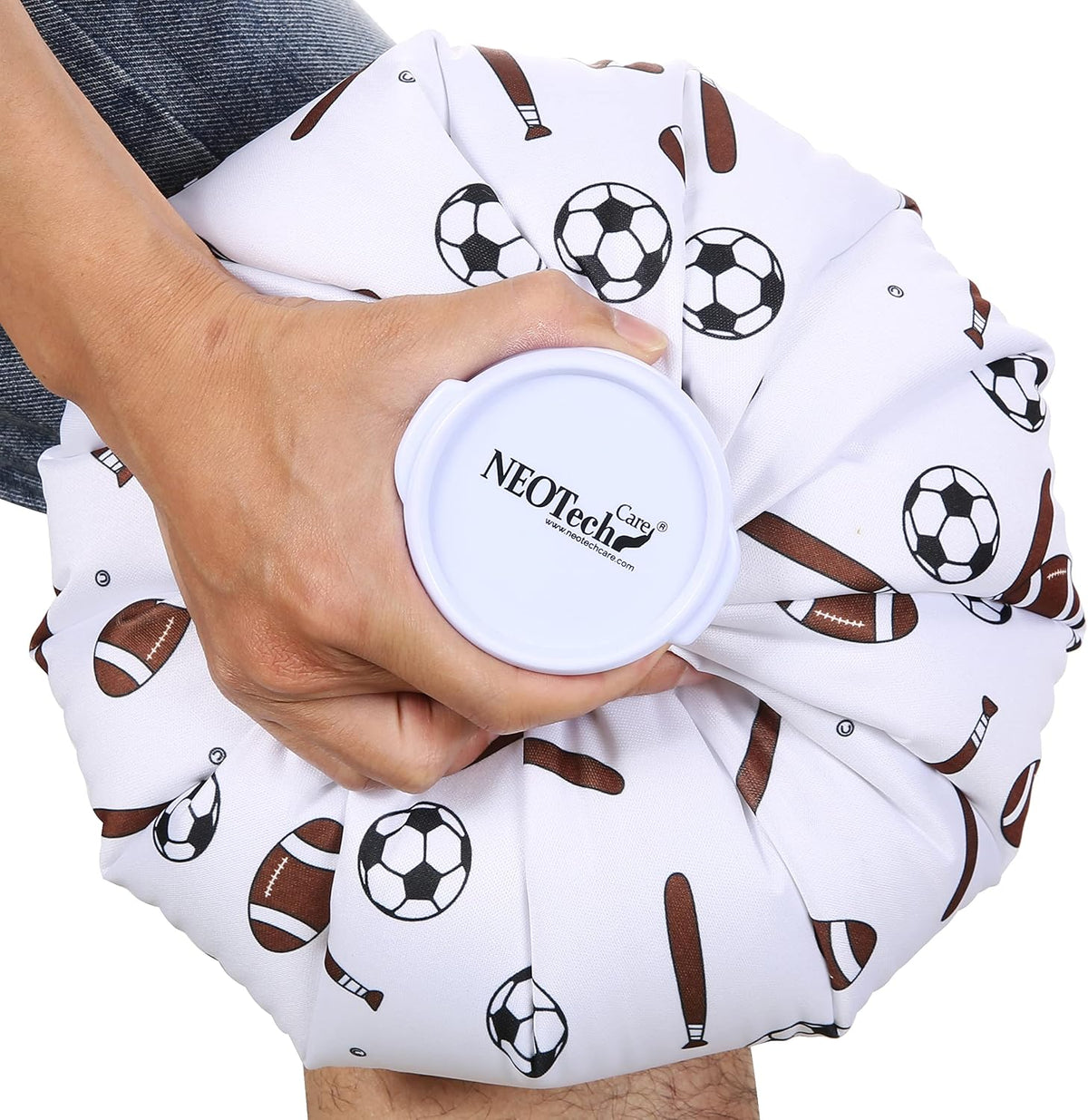 Neotech Care Ice Bag with Screw Top Lid (Smiley Face Design, 8 inch)