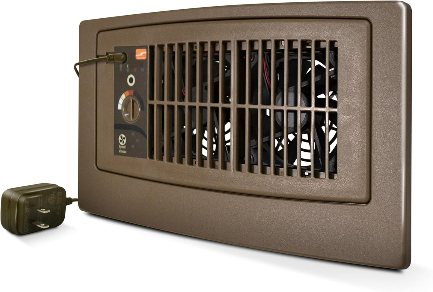 Suncourt Flush Fit Register Booster Fan, Adapter Plate, Brown (HC500-BPL)