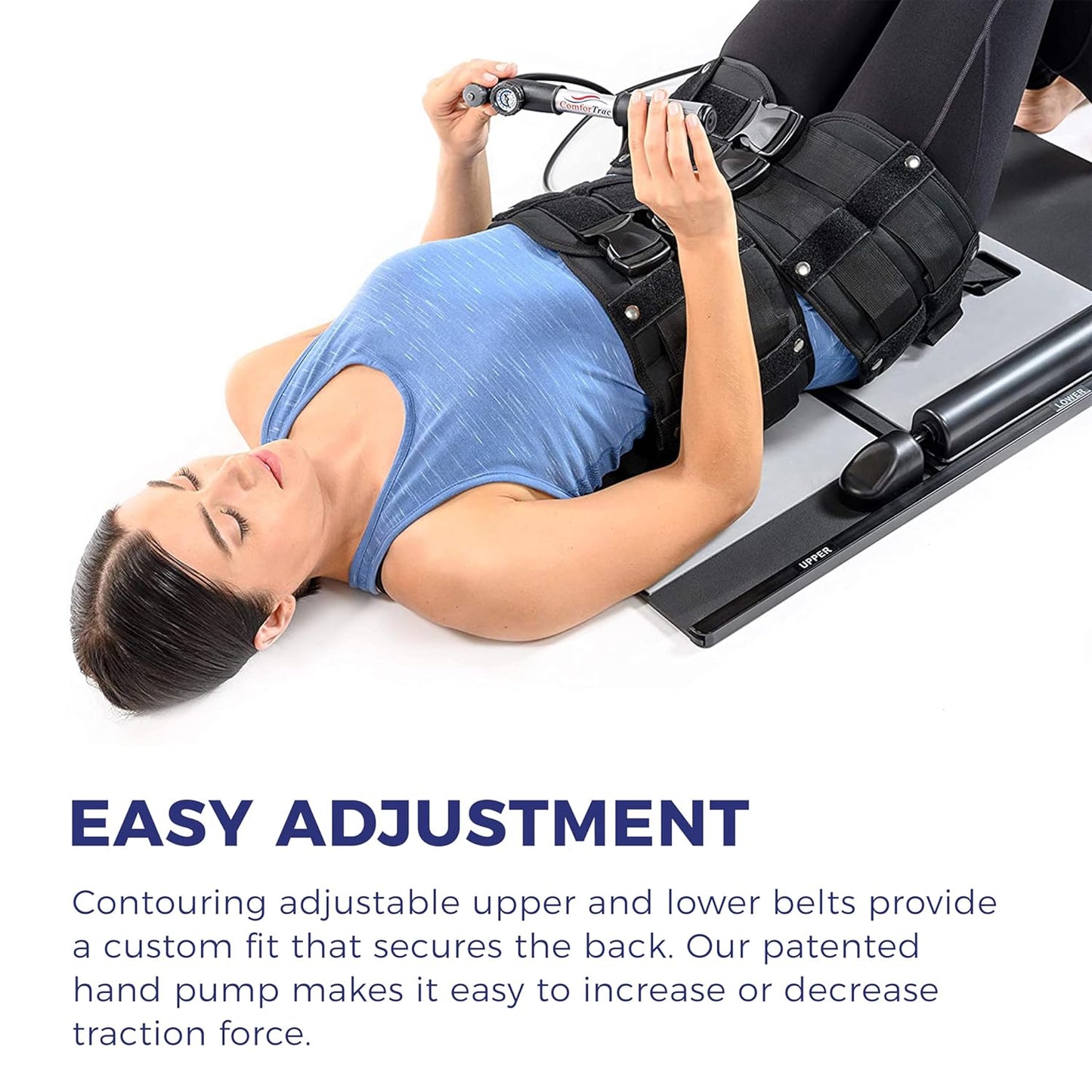 Lumbar Traction Kit, Home Remedy for Back Problems, Help Relieve Back Discomfort from Herniated Discs, Spondylosis, Muscle Spasms, Degenerated Discs, Osteoarthritis, and more