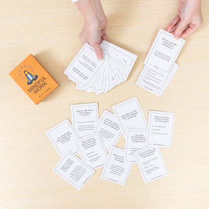 100 Mindful Work Cards – Mindfulness & Self‑Care Prompts for Professionals | Desk & Travel Deck for Stress Relief, Focus, Motivation & Well‑Being