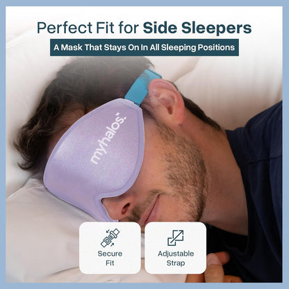 MyHalos® Sleep Mask for Men and Women, 3D Blackout Eye Masks for Sleep