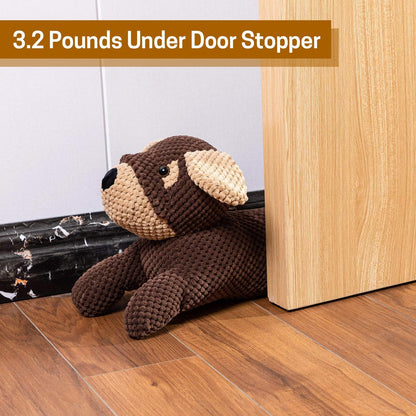 SWISSELITE 36 Inch Under Door Stopper, Decorative Door Noise Blocker | Weighted 3.2 Pounds Animal Air Draft Stopper Soundproof Energy Saver for Door & Window