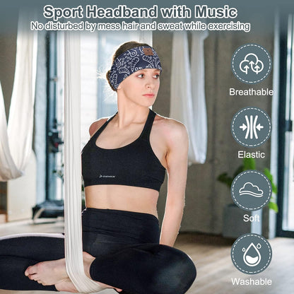 2-Pack Sleeping Headphones, Headband Headphones for Side Sleepers
