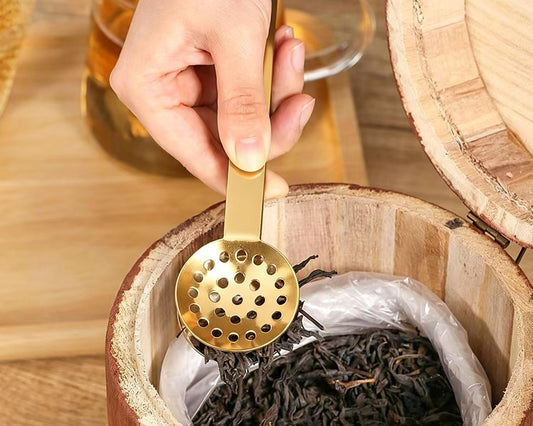 Stainless Steel Tea Tongs Round Perforated Loose Leaf Tea Filter Clips | Polished Tea Bag Squeezer with Round Holes Strains Loose Tea Leaves,Anti-Scald Long Handle Ensures Safe Use for Tea Brewing