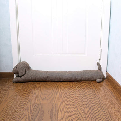 SWISSELITE 36 Inch Under Door Stopper, Decorative Door Noise Blocker | Weighted 3.2 Pounds Animal Air Draft Stopper Soundproof Energy Saver for Door & Window