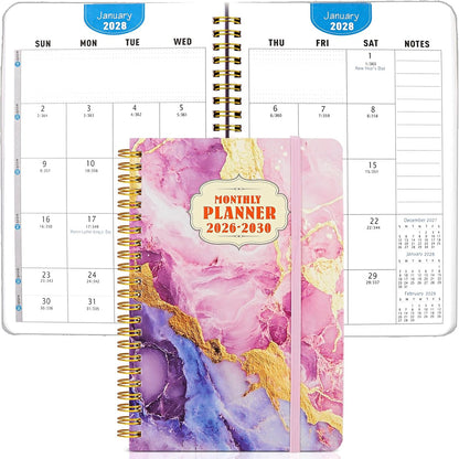 Undated Weekly Planner, A5 Personal Goals Journal Non Dated Weekly Planner to Do List Notebook with Goal Habit Tracker Organizer, Cute Undated Week Planners with Spiral Binding for Kids School Work