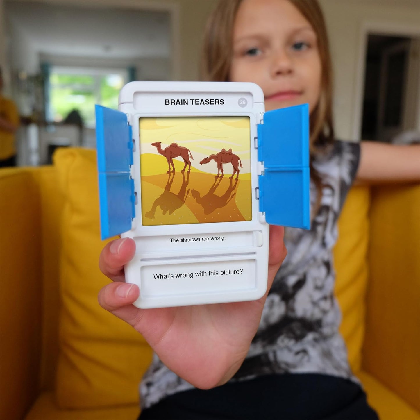 Logos Travel Game - Guess 100 Logos | Flash Cards with Slide Reveal Case | Card Game, Gift, Stocking Stuffer | Hours of Fun for Kids and Adults | Ages 6+