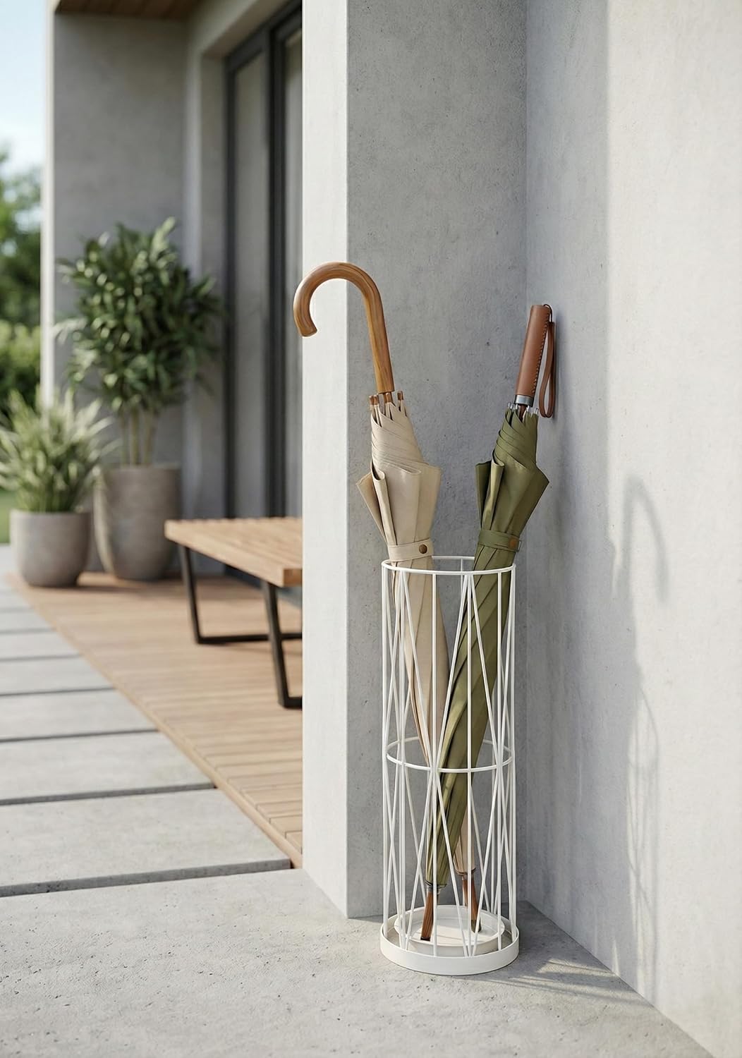 Mango Steam Pluvian Soakstone Umbrella Holder (Tall, Gold)