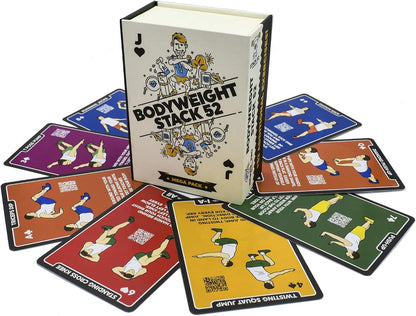 Stack 52 Bodyweight Exercise Cards: Workout Game