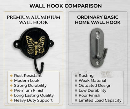 Aluminium Dog Paw Wall Hook for Wall Decor – Rustic Pet-Themed Coat Hook for Keys, Leashes, Towels, Hats & Bags – Decorative Heavy Duty Wall Mounted Hook for Entryway, Bathroom & Bedroom