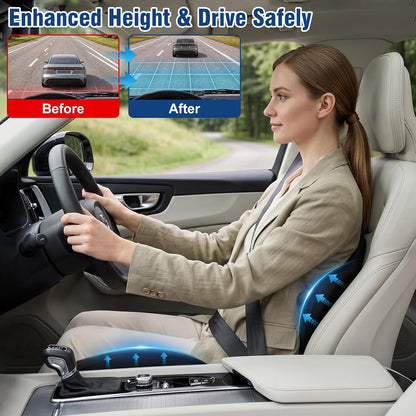 Car Seat Cushion Office Chair Cushion with Lumbar Support Pillow