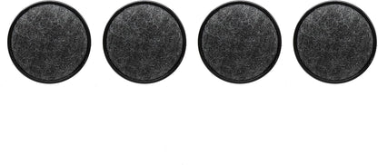Shepherd Hardware 9091 2-Inch Carpet Base Furniture Cups, 4-Pack,Brown