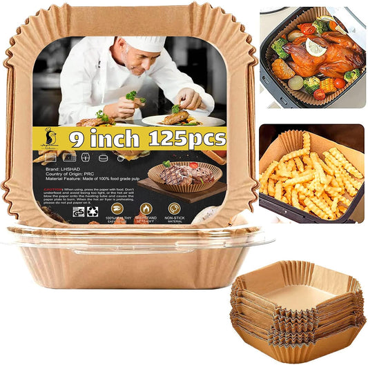 Air Fryer Liners Disposable 9 Inch, 9 inch Air Fryer Liners