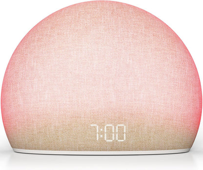 HOUSBAY Sunrise Alarm Clock with Bluetooth Speaker & Radio