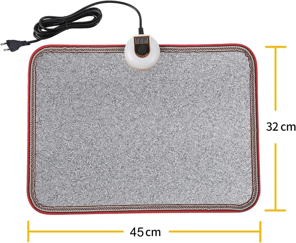 Livtribe Heated Floor Mat for Foot, Carbon Crystal Heated Foot Warmer