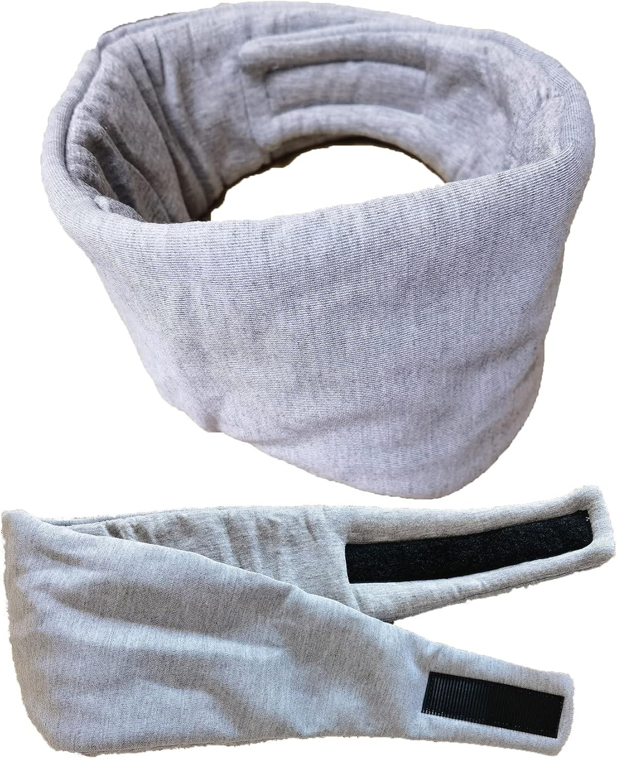 FAN WU Cotton Sleep Mask with Travel Pouch, Zero-Pressure Blackout Mask