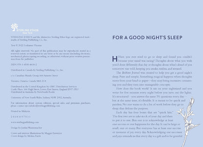 The Bedtime Journal: Two Minutes Each Night for Restful Sleep