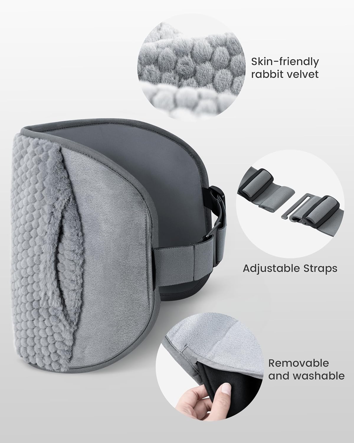 COMFIER Heating Pad with Graphene Heat & Massage for Back FSA Eligible Item