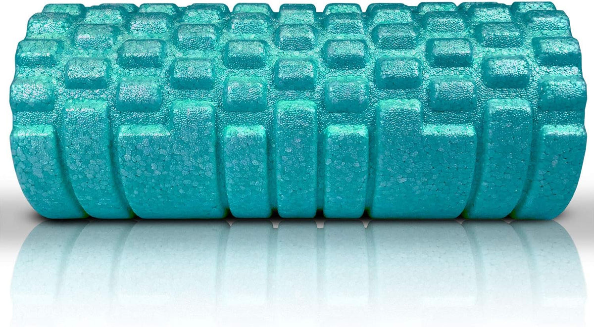 The Original Body Roller - High Density Foam Roller Massager for Deep Tissue Massage of the Back and Leg Muscles - Self Myofascial Release of Painful Trigger Point Muscle Adhesions (Black)