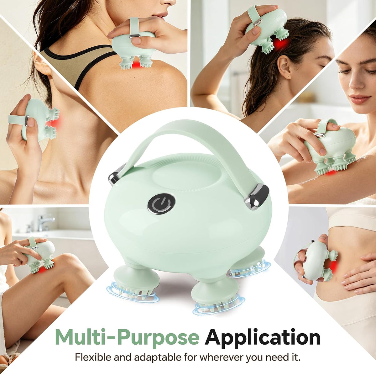 Scalp Massager, Head Massager Scalp with Tangle-Resistant Design