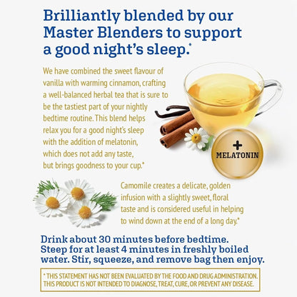 Twinings Superblends Adaptogens Calm with Ashwagandha Fig & Vanilla Flavoured Herbal Tea Caffeine-Free, 18 Tea Bags (Pack of 1), Enjoy Hot or Iced