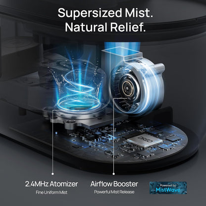 DREO 4L Humidifiers for Bedroom, 36H Runtime, 28 dB Quiet, HM311