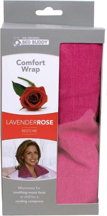 Bed Buddy Heated Aromatherapy Neck Wrap, Lavender & Mint Scented - Microwavable Hot & Cold Therapy for Sore Muscles, Stress Relief, and Relaxation - Soft Plush Fabric with Lavender and Mint