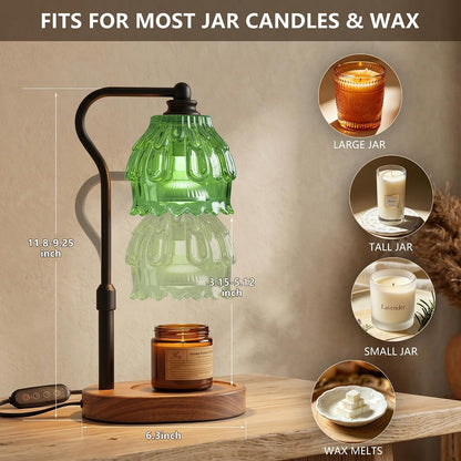 Candle Warmer Lamp with Timer and Wireless Remote Control