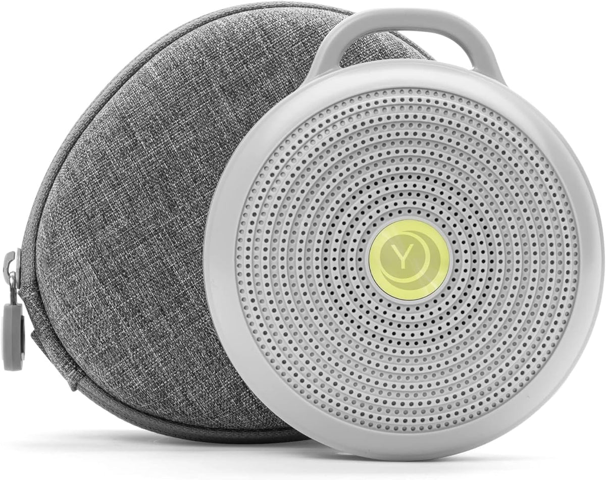 Yogasleep Hushh & Crush Resistant Travel Case, (2 Piece Set) Portable White Noise Sound Machine for Baby, 3 Soothing Natural Sounds, Noise Canceling for Sleep Aid, Office Privacy, & Meditation