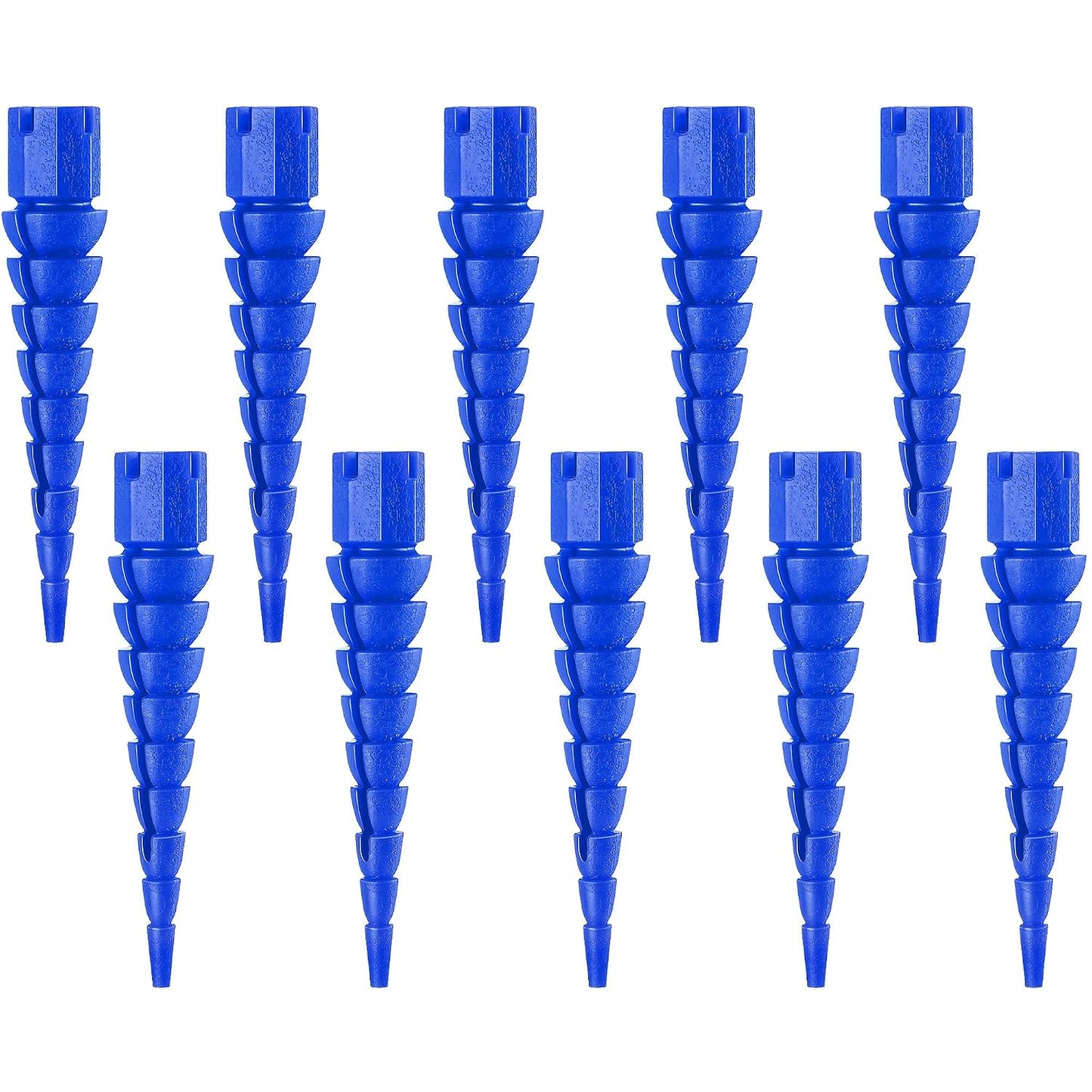10 Pcs Wood Anchor, Fix Stripped Wood Screw Holes, Red | Fits Screws Sizes #2 to #16, Repairs Stripped Screw Holes, For Door Hinges, Cabinets and Furniture, Easy to Install