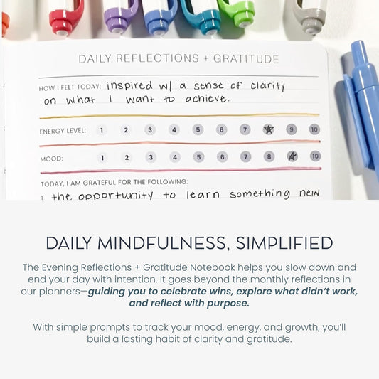 MäksēLife Evening Reflections & Gratitude Journal