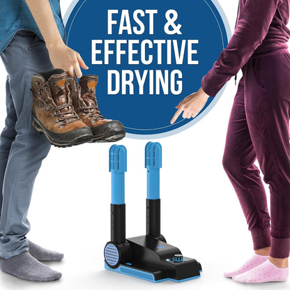 Everlasting Comfort Boot Dryer for Work Boots, Quiet Shoe Dryer, Standard | Portable Shoe Dryer, Compact Design, For Boots, Sneakers, Gloves & Winter Gear, Shoe Warmer, Glove Dryer, Everyday Use
