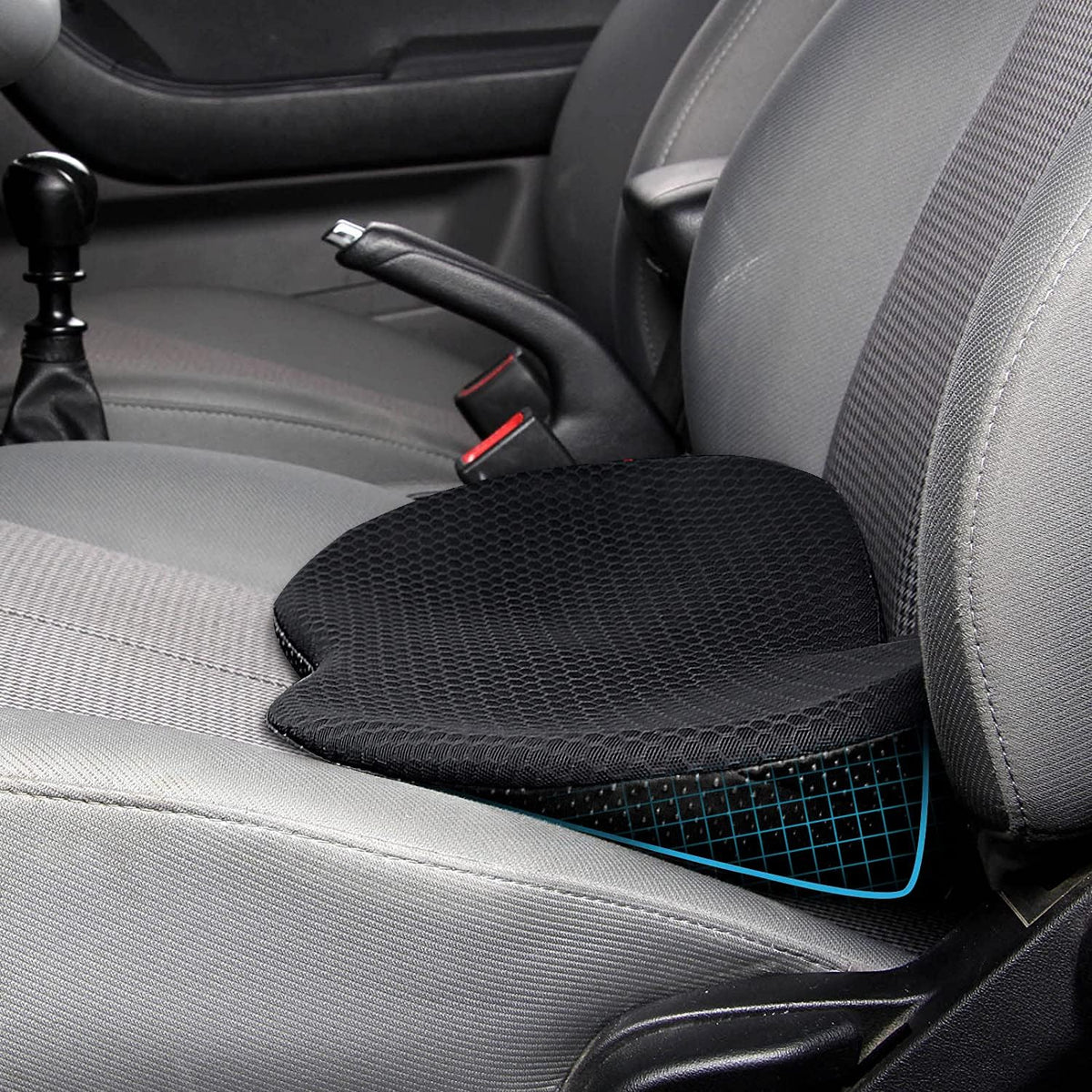 Livtribe Car Seat Cushion, Comfortable Wedge Seat Cushions for Long Driving