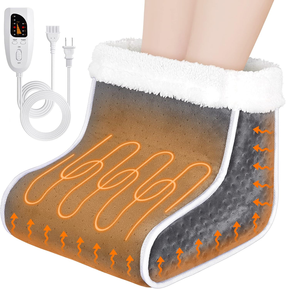 Electric Heated Foot Warmer - Heating Foot Warmer for Men & Women