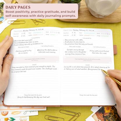Legend Positivity Journal with Prompts – Guided Daily Affirmation Journal for Women & Men – Mental Health, Gratitude & Reflection Diary (Lavender)