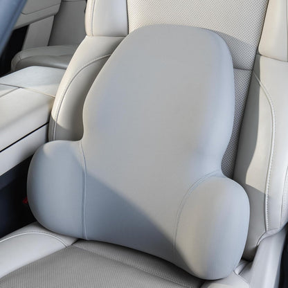 BABUR Memory Foam Lumbar Support Pillow for Car, Lower Back Pain Relief | Ergonomic Back Cushion for Car Seat, Promotes Better Posture, Relieve Pressure for Long Sitting, Sit Comfortably All Day