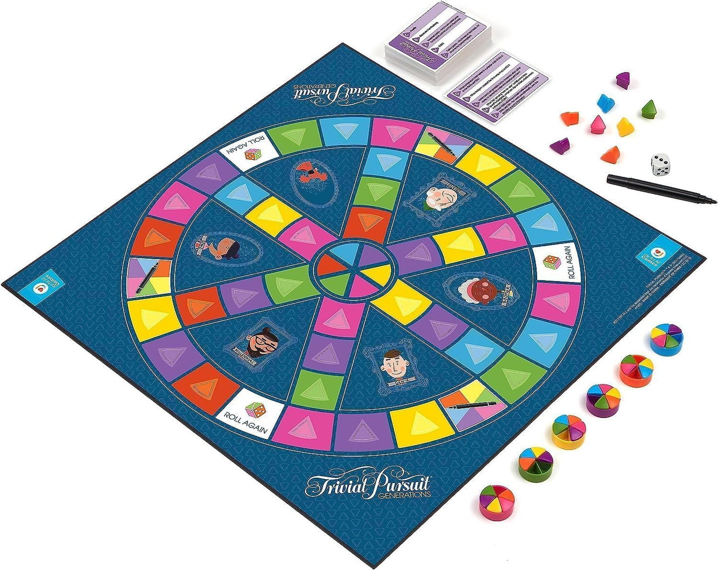 Ageless Games Taboo Charades - Classic Word Guessing & Charades Game for Older Adults - Big Easy to Read Cards for Low Vision - 80 Customizable Word Guess Cards - Fun Family Card Game for Ages 13-103