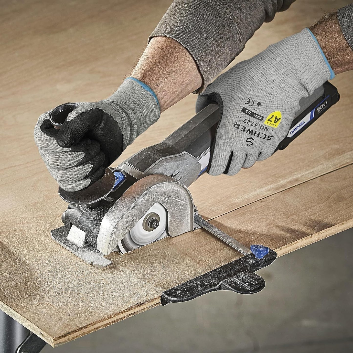 Schwer ProGuard A7 Cut Resistant Work Gloves for High Risk Work, PR3727, L | Reinforced Thumb, Non PFAS, Touch-screen, for WoodWorking, Precision Tasks, Electronic Maintenance, Machining, Fishing