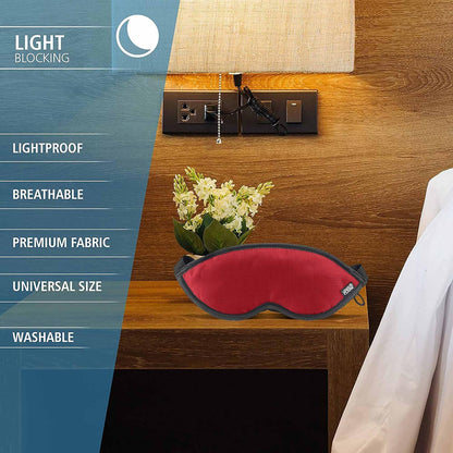 Lewis N. Clark Comfort Sleep Mask | Eye Mask for Travel | Comfortable & Breathable | Light Blocking & Adjustable | Light Blue