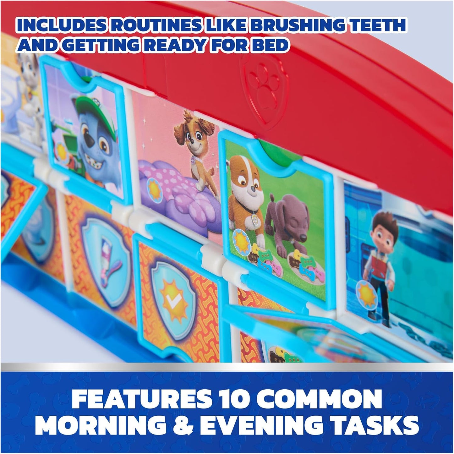 PAW Patrol Ready to Roll Routine Chart Task Board Learning Toy | Interactive Morning & Evening Task Board, Colorful Character Visuals, Day Schedule, Kids Toys for Boys & Girls Ages 3+