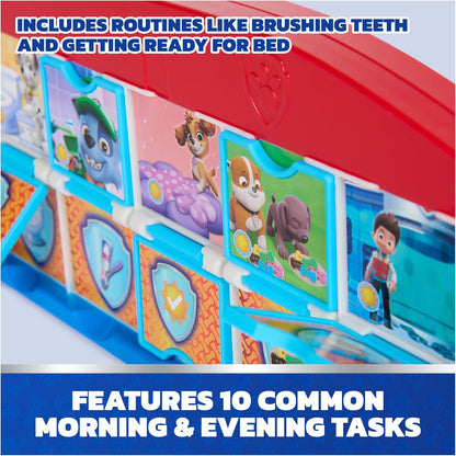 PAW Patrol Ready to Roll Routine Chart Task Board Learning Toy | Interactive Morning & Evening Task Board, Colorful Character Visuals, Day Schedule, Kids Toys for Boys & Girls Ages 3+