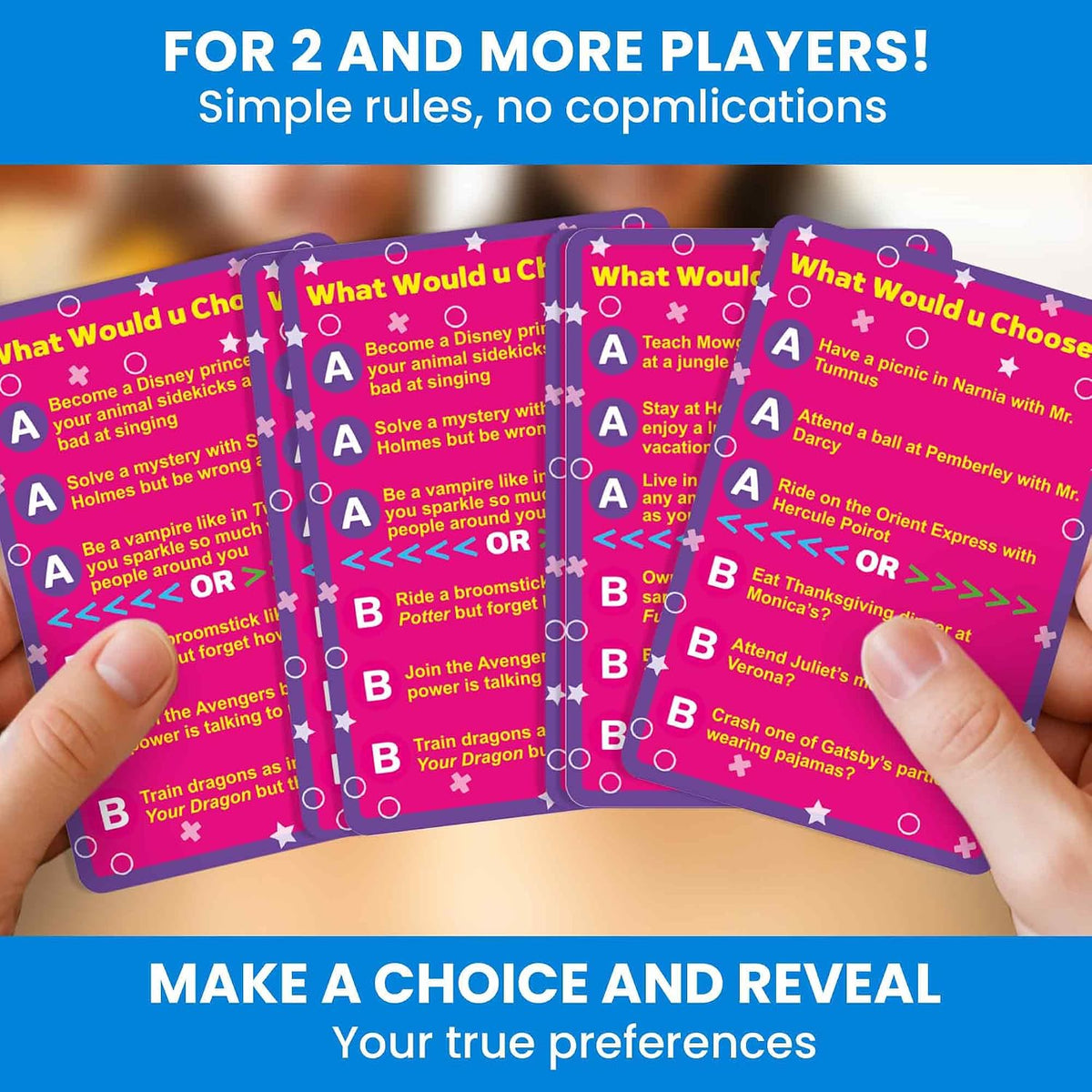 Travel Card Game for Teens, Kids, Adults - Party Games for Family Nights
