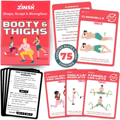 Abs and Core Exercise Cards – 75+ Workout Cards to Help Build Core Strength, Stability, Outdoor, Work from Home Fitness Workout