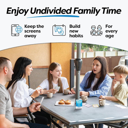 150 Fun Family Questions for Kids, Teens & Adults - Conversation Card Game | Screen-free prompts for dinners & road trips; expert-written with go-deeper follow-ups. 5 categories, by Talking Point Cards