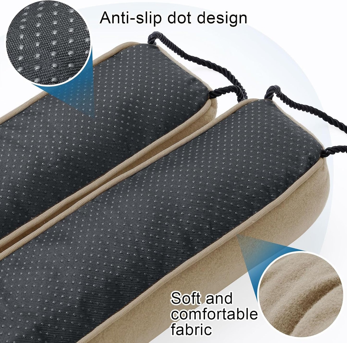 36 Inch Door Draft Stopper, Blocks Hot Cold Air with Washable Cover | Blocks Hot & Cold Air, Removable Washable Cover, Fits Door Gaps Up to 3 Inch, Noise & Wind Seal, Draft Blocker (1 Pack)