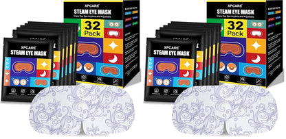 XPCARE 32 Pack Steam Eye Mask Disposable for Dry Eyes Cornea Care-Unscented