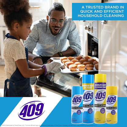 Formula 409 Heavy Duty Oven and Grill Cleaner Spray, Lemon Scent, 14.5 Oz
