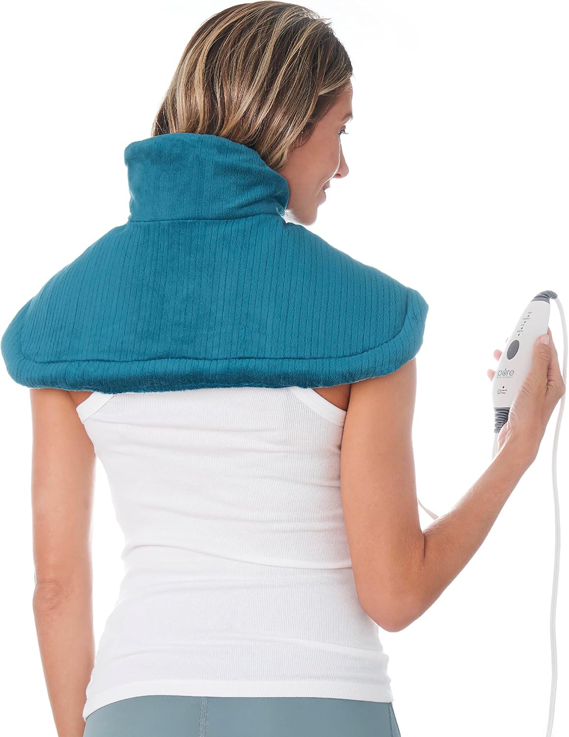 Pure Enrichment PureRelief Neck & Shoulder Heating Pad with 4 Heat Settings