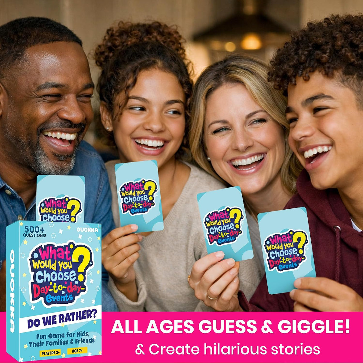 Travel Card Game for Teens, Kids, Adults - Party Games for Family Nights
